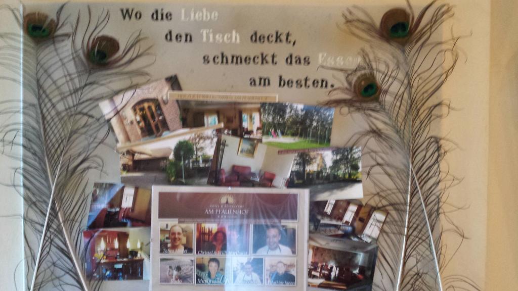 Hotel Restaurant Am Pfauenhof Quakenbrück Exteriör bild